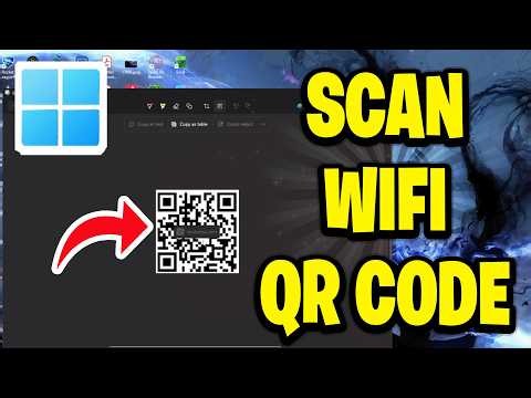 How To Scan WiFi QR Code On Laptop or PC - Step By Step