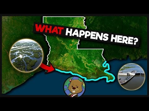 Why Louisiana Has America's Strangest Coastline