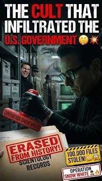 How Scientology ⛪⛪✝️Stole 100,000 Government Files 📁😱