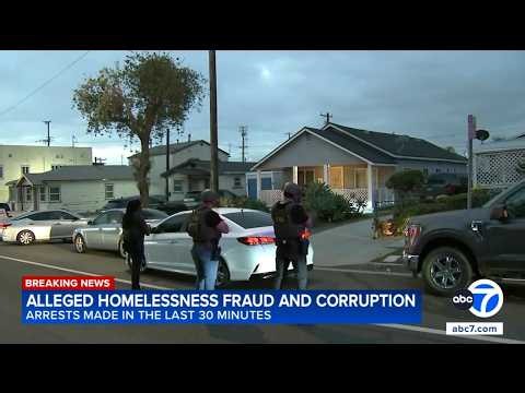 Arrests in crackdown over misuse of funds meant to combat L.A. homeless crisis