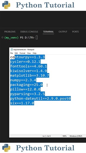 How to Recreate a Python Environment with Requirements | Python Tutorial