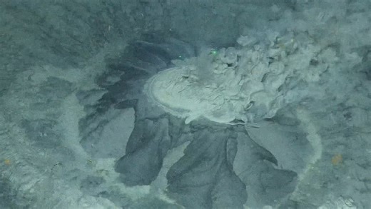 Video captures underwater volcano spewing mud and methane in the Barents Sea