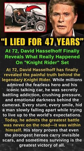 At 72, David Hasselhoff Finally Reveals What Really Happened On "Knight Rider" Set #shorts