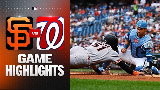 Giants vs. Nationals Game Highlights (4/18/26) | MLB Highlights