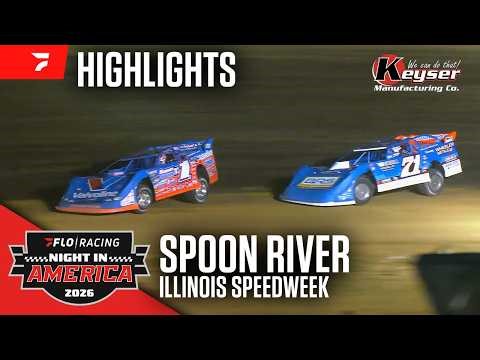 Illinois Speedweek Opener | FloRacing Night in America at Spoon River Speedway 5/6/26 | Highlights
