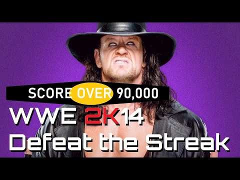 【SCORE 99,467】WWE 2K14 | Heath Slater vs. The Undertaker (1) | Defeat the Streak