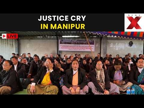 Manipur Lawyer Protest LIVE: Tragic Killing Aftermath Manipur; sit‑in Protests at Cheirap Court Gate