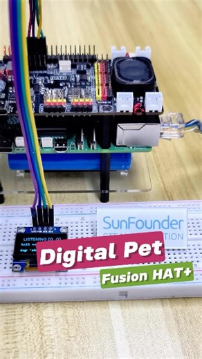 A Talking AI Pet on Raspberry Pi 😳 #arduino #automobile #arduinoproject