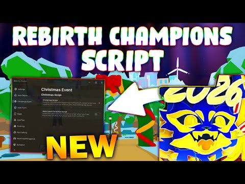 *NEW* Rebirth Champions Ultimate Script (PASTEBIN 2025) (FARM EVENT , AUTO CLICK , AUTO EGG )