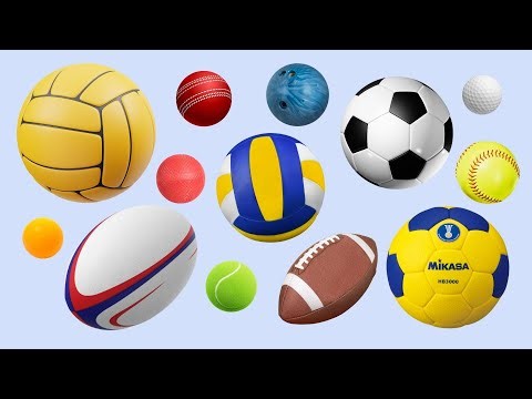 Sports balls for Children with English