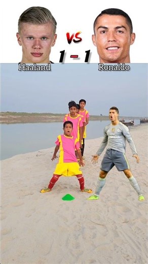 Ronaldo vs Haaland fans 🤔 #shorts #football #fans #youtube #viral #ronaldo #vs #haaland #viralvideo