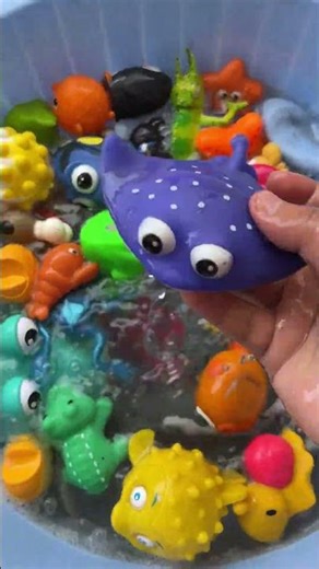 Learn Ocean Animals for Kids 🐠 | Sea Animal Names & Fun Facts with Toys | Toddler Learning Video