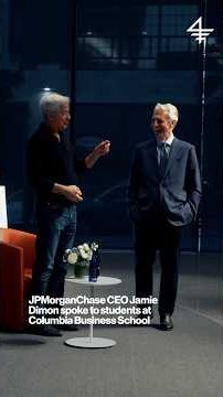 JPMorganChase CEO Jamie Dimon visits Columbia Business School