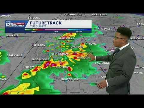 Several rounds of thunderstorms possible in Alabama's weather forecast next week