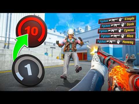 I Got FACEIT LVL 10 while Solo Qing in CS2...