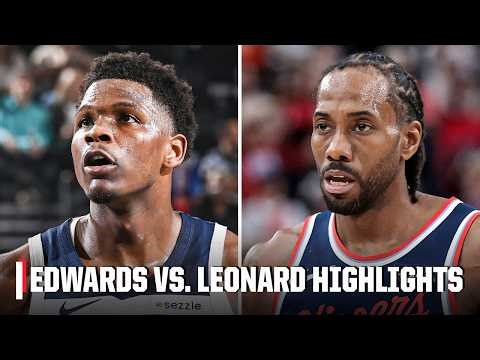 ANT 🐜 VS. THE KLAW ✋ Kawhi's 45 PTS lifts Clippers past Anthony Edwards & Wolves | NBA on ESPN