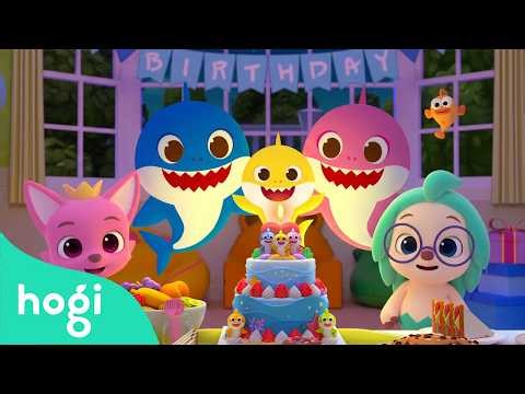 🎉 🎂 Happy Birthday Baby Shark! 💛 🦈｜Baby Shark's 11th Birthday Compilation｜Hogi Pinkfong
