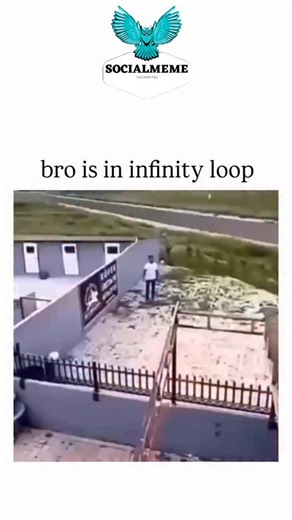socialmeme on Instagram: "This viral video captures a man repeatedly attempting to flee a pursuing Belgian Malinois through a kennel gate, creating a comedic "infinity loop" as the dog's relentless energy traps him in a cycle of evasion, filmed at what appears to be a dog training facility. , an account specialising in absurd, decontextualised human moments, the clip amassed over 8 million views and 34,000 likes within weeks, highlighting the breed's renowned stamina—Belgian Malinois can sustain