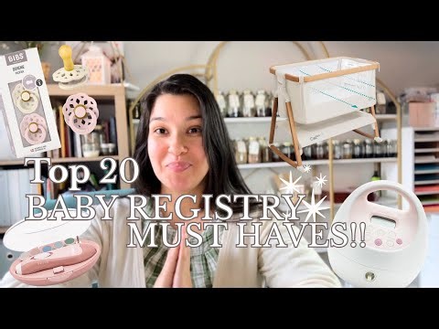 🍼 TOP 20 Baby Registry MUST HAVES!! ✨