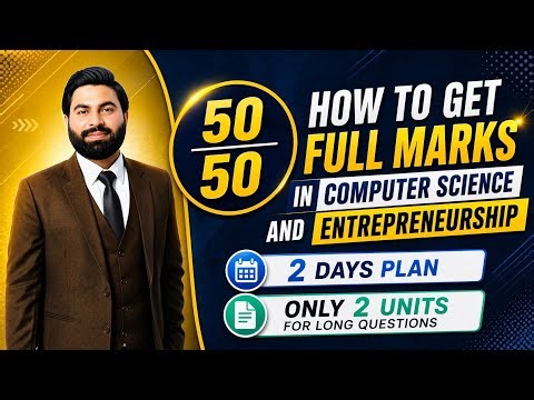 How to get Full Marks in Computer Science & Entrepreneurship 9th-How to prepare 9th Computer Exam 26