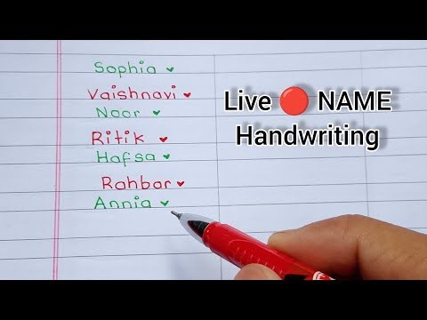 Special ✨ Name 🔥 Live 🔴 Writing Calligraphy Style ✍️ 🌺 #namewriting