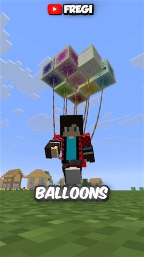 balloons in minecraft...