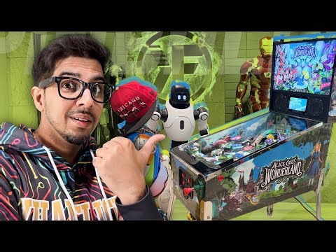 Unboxing the FUTURE! Home Pinball Machine – Alice Goes to Wonderland