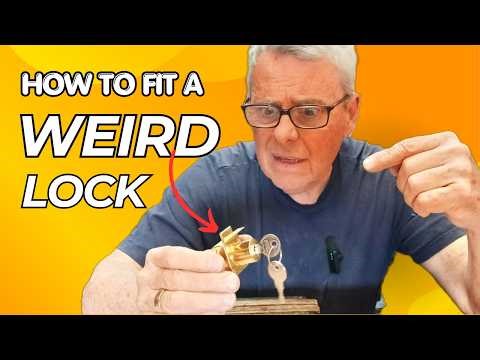 How do you FIT A LOCK like this?