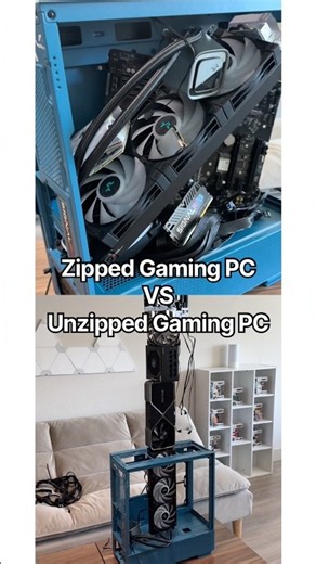 Zipped vs Unzipped PC 💀 #pcgaming #benchmark #rtx5050 #gtx1080ti
