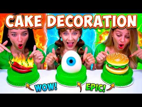 ASMR 100 Layers VS Cake Decoration Food Challenge Best Compilation