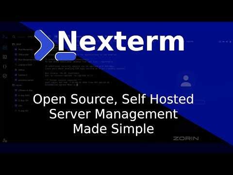 Nexterm - Open Source, Self Hosted Server Management Made Simple!