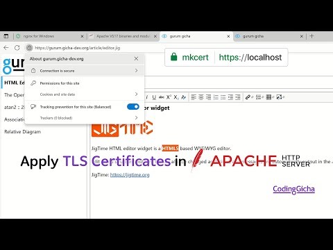 Apply TLS Certificates in Apache HTTP Server