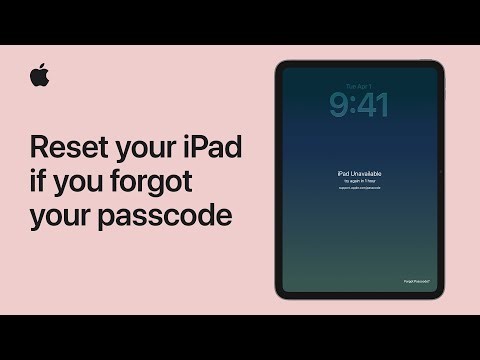 How to reset your iPad if you forgot your passcode | Apple Support