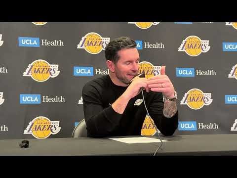 JJ Redick Discusses New Rotations, Lakers’ Energy & Praise For Nick Smith Jr.