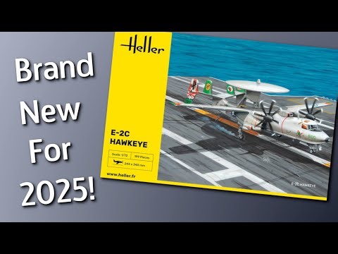 We Waited 3 Years For This! Heller Grumman E-2C Hawkeye Model Kit in 1/72 Scale - Unboxing Review