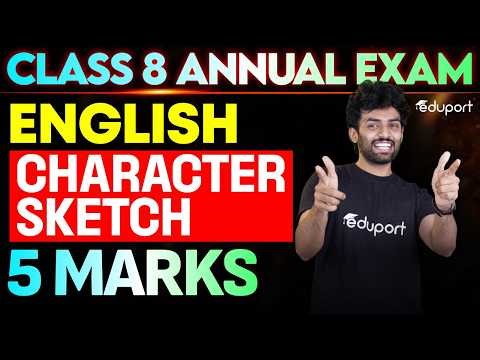 How to Write a Character Sketch | English Discourse | Class 8 English | Eduport