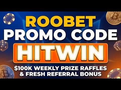 Roobet Promo Code “HITWIN” — Review 2026, How to Use & Feature Access