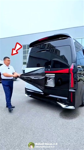 Unwrapping The Ultimate Luxury Toyota Van! 😱🔥 #shorts