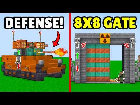 ⁉️WORLD'S Safest APOCALYPSE VILLAGE Build Hacks! [Minecraft]