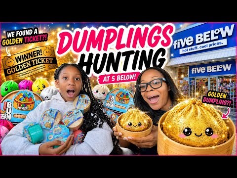 CAMPING OUT At Five Below For The $1,000 GOLDEN DUMPLING?! 👀😱