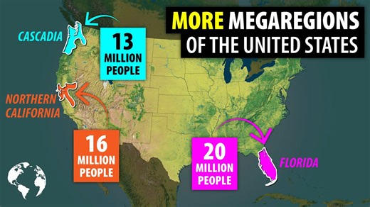 Emerging megaregions shaping the future of the United States