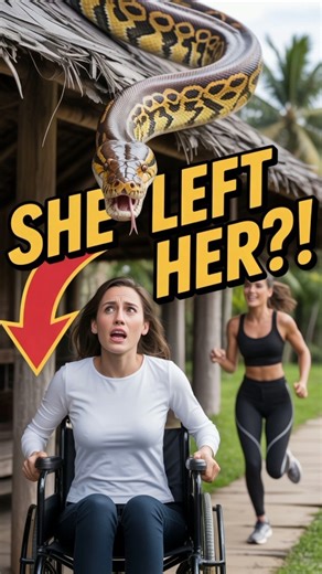 🐍 Giant Python Attacks Woman In Wheelchair (Caregiver Abandons Her!) 😱🏃‍♀️💨