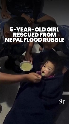 5-year-old girl in Nepal rescued from collapsed building 2 days after flash flood