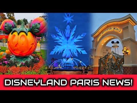 DISNEYLAND PARIS NEWS & RUMOURS Christmas, Disney Village & What's Coming Next?!