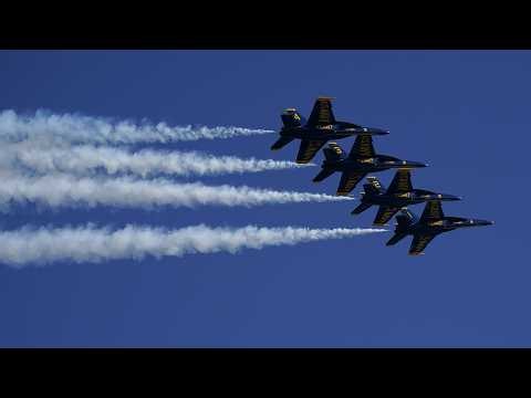 WATCH LIVE: Iconic Blue Angels soar over SF Bay for Fleet Week Air Show 2026