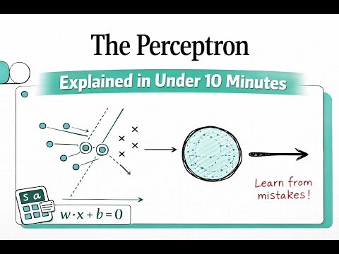 Perceptron and the First Neuron Model: The Two Papers That Started It (Under 10 Minutes)