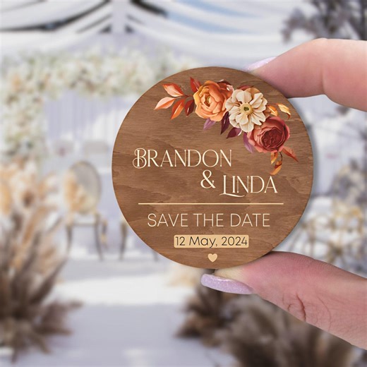Personalized Wedding Magnets, Magnet Save the Date, Wedding Guest Keepsake Magnets, Rustic Wedding Party Favor, Engagement Thank You Gift - Etsy