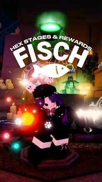 ALL THE WITCH’s REWARDS + HEX STAGES in FISCHFRIGHT 3…‼️🥀🎃 #fisch #roblox