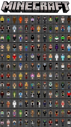 100+ Unique Minecraft Skins Collection 😱