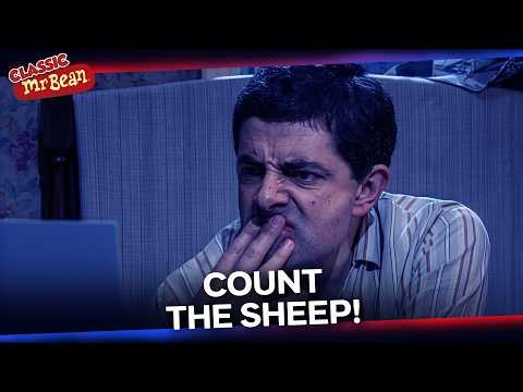 When He Can't Sleep After Counting Sheep | Classic Mr Bean
